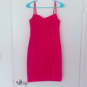 Banana Republic bright pink dress. Size 4 petite